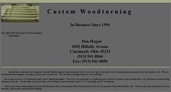 Desktop Screenshot of customwoodturn.com